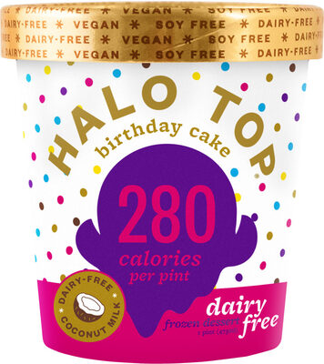 Birthday Cake Dairy-Free Frozen Dessert, Birthday Cake