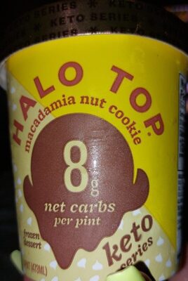 Macadamia Nut Cookie Keto Series Frozen Dessert, Macadamia Nut Cookie