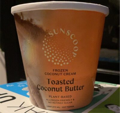 Toasted Coconut Butter Dairy-Free Dessert, Coconut; Butter