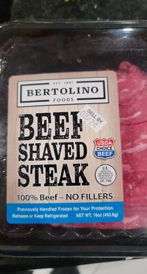 Beef Shaved Steak