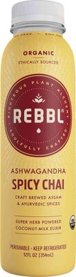 Ashwagandha Spicy Chai Organic Super Herb Powered Coconut-Milk Elixir, Ashwagandha Spicy Chai