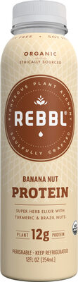 Banana Nut Organic Protein Super Herb Elixir With Turmeric & Brazil Nuts, Banana Nut