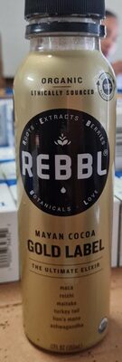 Mayan Cocoa Organic Maca, Reishi, Maitake, Turkey Tail, Lion's Mane, Ashwagandha Gold Label Ultimate Super Herb Elixir, Mayan Cocoa