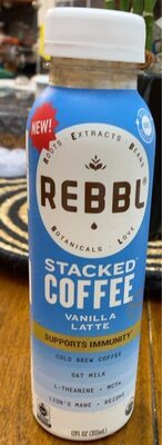 Vanilla Latte Supports Immunity Cold Brew Stacked Coffee, Vanilla Latte