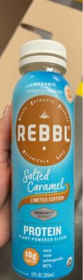 Protein 16 G Organic Plant-Powered Elixir, Salted Caramel, Salted Caramel