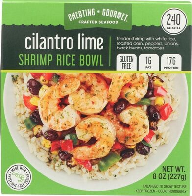 Cilantro Lime Shrimp Rice Bowl