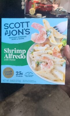Shrimp Alfredo With Penne Tender Shrimp, Broccoli & Al Dente Penne Pasta In A Rich Alfredo Sauce, Shrimp Alfredo With Penne
