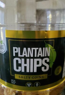 Sea Salt Salty Coins Plantain Chips, Sea Salt