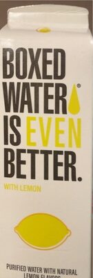 Purified Water With Lemon, Lemon