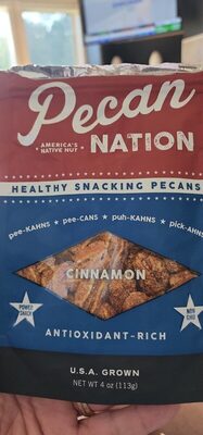 Cinnamon Antioxidant-Rich Healthy Snacking Pecans, Cinnamon