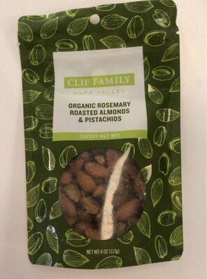 Rosemary Roasted Almonds & Pistachios Organic Savory Nut Mix, Rosemary Roasted Almonds & Pistachios
