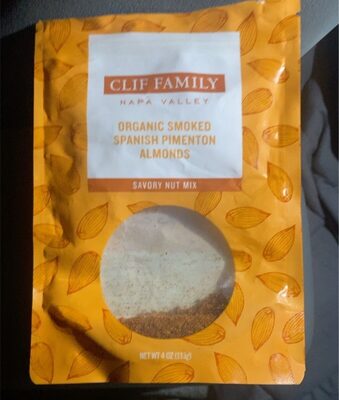 Smoked Spanish Pimenton Almonds Organic Savory Nut Mix, Smoked Spanish Pimenton Almonds