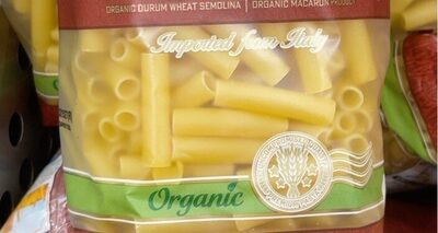 Organic Durum Wheat Semolina Macaron Product, Cut Ziti N. 52