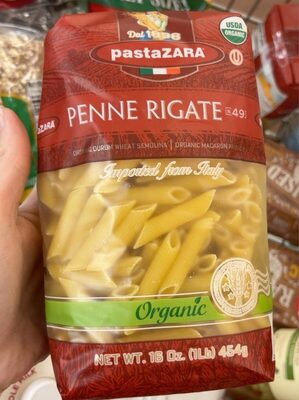 Organic Durum Wheat Semolina Macaron Product, Penne Rigate N. 49