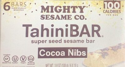 Cocoa Nibs Super Seed Sesame Bar