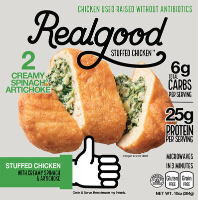 Stuffed Chicken With Creamy Spinach & Artichoke, Stuffed Chicken