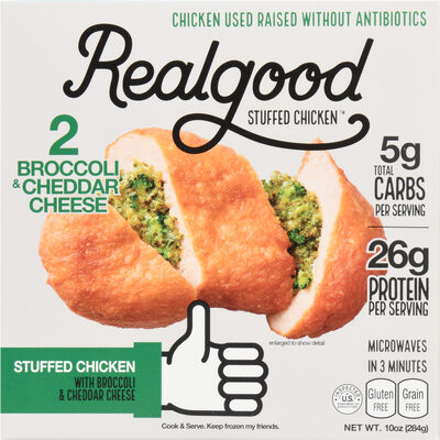 2 Broccoli & Cheddar Cheese Stuffed Chicken, 2 Broccoli & Cheddar Cheese