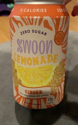 Ginger Zero Sugar Lemonade, Ginger