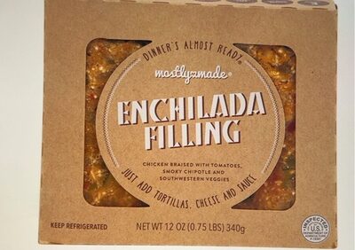 Enchilada Chicken Braised With Tomatoes, Smoky Chipotle And Southwestern Veggies Filling, Enchilada