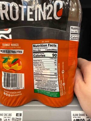 Orange Mango Flavored 20G Whey Protein Siolate Water Beverage, Orange Mango