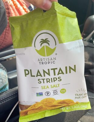 Sea Salt Plantain Strips, Sea Salt