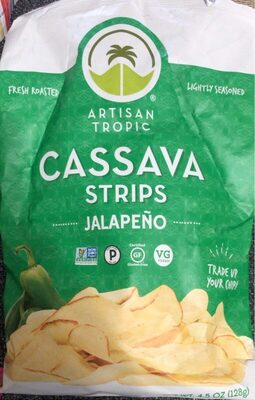 Jalapeno Fresh Roasted Lightly Seasoned Cassava Strips, Jalapeno