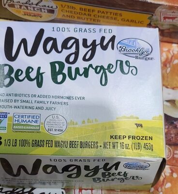 Grass Fed Wagyu Beef Burgers, Grass Fed