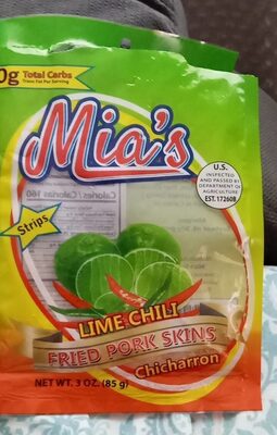 Lime Chili Fried Pork Skins, Lime; Chili