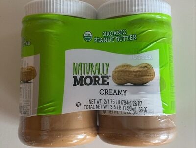 Creamy Organic Peanut Butter, Creamy