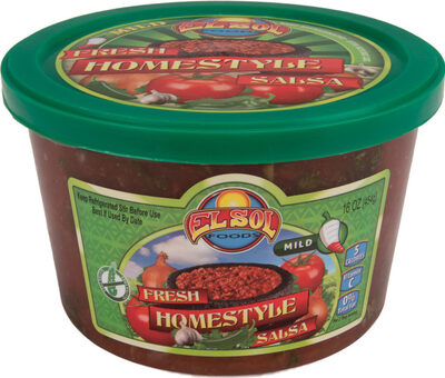 El Sol Foods, Fresh Homestyle Salsa, Mild, Mild