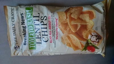 Tomato Basil Lentil Chips, Tomato Basil