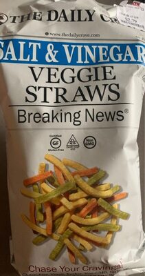 Salt & Vinegar Veggie Straws, Salt & Vinegar