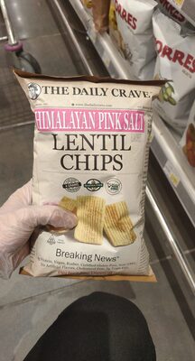 Himalayan Pink Salt Lentil Chips, Himalayan Pink Salt
