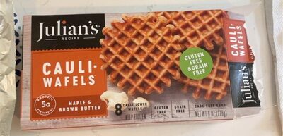 Maple & Brown Butter Cauliflower Wafels, Maple & Brown Butter