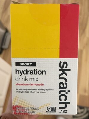Strawberry Lemonade Sport Hydration Drink Mix, Strawberry Lemonade
