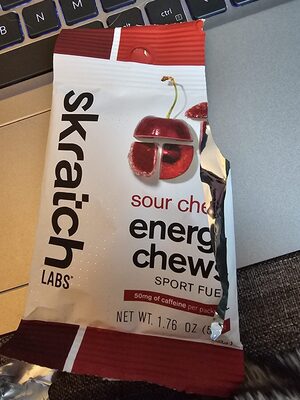 Sour Cherry Energy Chews, Sour Cherry