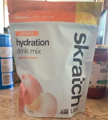 Summer Peach Sport Hydration Drink Mix, Summer Peach