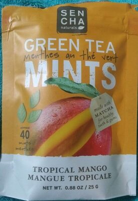 Green Tea Mints, Tropical Mango