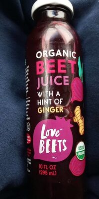 Organic Beet Juice With A Hint Of Ginger, Ginger