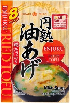 Fried Tofu Enjuku Koji Miso Soup, Fried Tofu