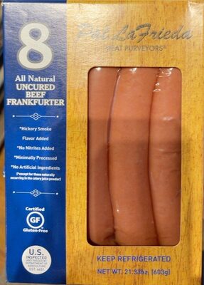 All Natural Uncured Beef Frankfurter, Beef