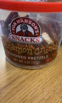 Cinnamon Crunch Seasoned Pretzels, Cinnamon Crunch