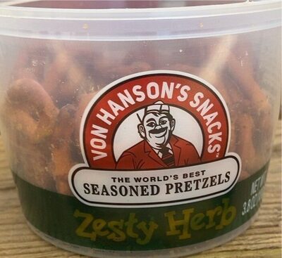 Zesty Herb Seasoned Pretzels, Zesty Herb