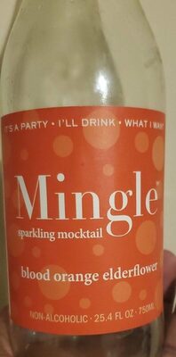 Blood Orange Elderflower Non-Alcoholic Sparkling Mocktails Or Mixer, Blood Orange Elderflower
