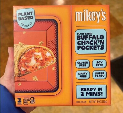 Plant-Based Buffalo Chicken Pockets, Buffalo Chicken