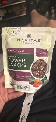 Cacao Goji Organic Power Snacks, Cacao Goji