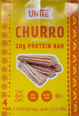 Churro Crunchy Almonds And Sweet Vanilla, Dusted With Cinnamon. Protein Bar, Churro