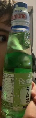 Melon Flavor Ramune Carbonated Soft Drink, Melon