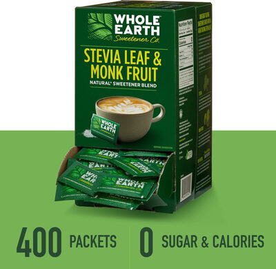 Nature Sweet With A Blend Of Stevia & Monk Fruit