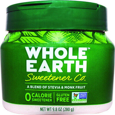 Stevia Leaf & Monk Fruit Plant-Based Sugar Alternative, Stevia Leaf & Monk Fruit